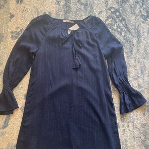 Navy Shirt Dress
